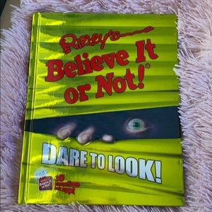 believe it or not! dare to look book